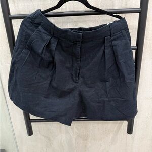 Abercrombie Curve Love Tailored Black Shorts